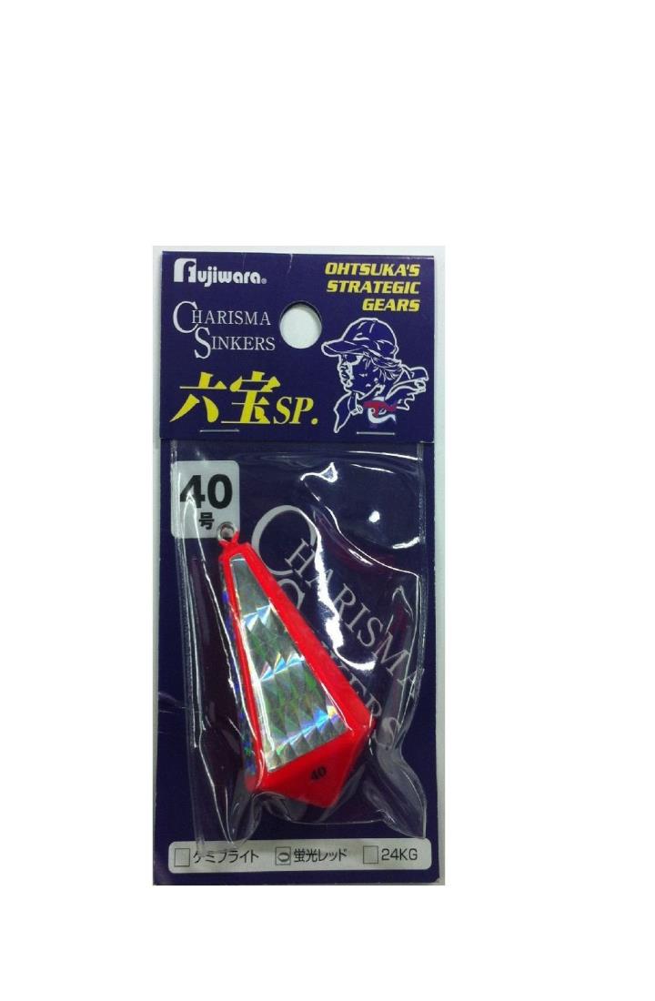 フジワラ(FUJIWARA) カリスマ六宝SP 40号 蛍光レッド