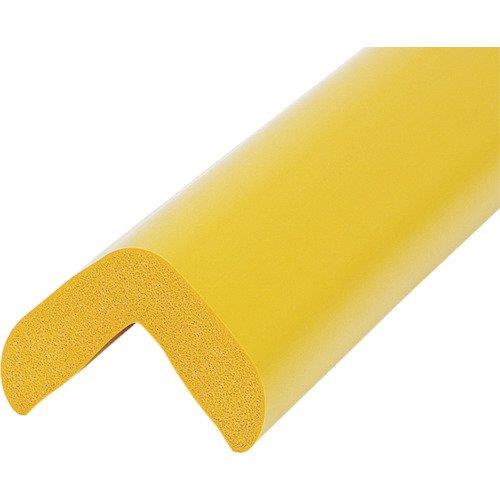 TRUSCO(トラスコ) 安心クッション L字型 特大 1本入 イエ ロー TAC-143 駐車場 クッション コーナー ガード 緩衝 ゴム 車庫 衝撃 車止め