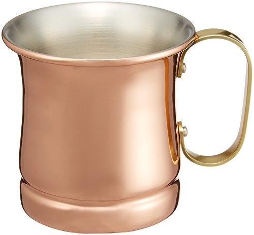 新光金属 COPPER 100 ビアーマグ 10oz S-590, ブロンズ, 製品寸法:8.1φ×8.4hcm