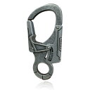 カラビナ おしゃれ,7.8cm合金キーリング メンズ,登山 アウトドア活動 キャンプ ハイキング アクセサリー, キーホルダー (W-カラビナクリップ - ディ...