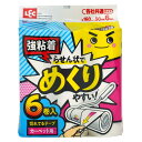 レック 激落ちくん らせん状に切れてる めくりやすい 粘着テープ (90周巻×6巻入) 各社共通サイズ 強粘着(3)