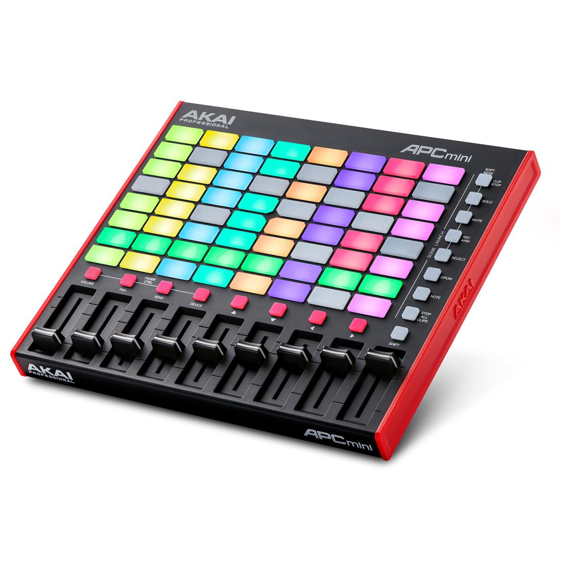 Akai Professional(アカイプロ) USB MIDIコントロー ラー 64個のRGBパッド MIDIミキサー Ableton Live Lite付属 APC Mini MK2