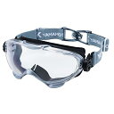 山本光学 YAMAMOTO YG-6000BB ゴーグル 後ろ止めバックルベルトマスク併用可 ブラック×シルバー PET-AF(両面ハードコートくもり止め) 日...