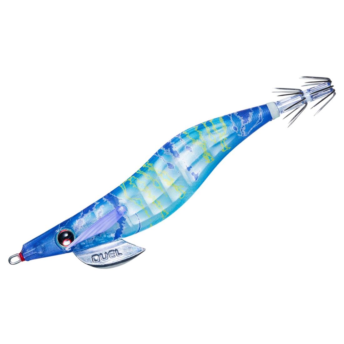 DUEL (デュエル) エギ イカ釣り ルアー LQ (レンズ 透明布巻) 【 エギング 釣具 釣り道具 釣り具 餌木 えぎ 仕掛け アオリイカ 】 3.5号 A1782-GLBB 12:ゴースト夜光ブルーボイル