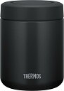サーモス 真空断熱スープジャー 400ml ブラック スタンダードモデル 保温保冷 お手入れ簡単 口当たりがやさしい丸口設計 JBR-401 BK(3)