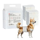 HONEYCARE 犬 おむつ 男の子用おむつ 高吸収性 お漏らし対策 ズレにくい マナーおむつ おしっこお知らせライン付き 小型 中型犬用 50枚入り (S:...