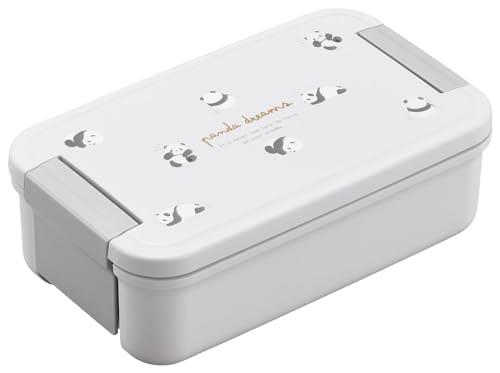 OSK(オーエスケー) 弁当箱 ぱんだ ランチボックス 仕切付 550ml 日本製 食洗機 電子レンジ対応 抗菌 ロック付き おしゃれ かわいい 汚れにくい 男女兼用 子供用 学生 大人用 PC-550D