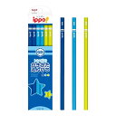 トンボ(Tombow) 鉛筆 ippo! かきかたえんぴつ 6B プレーン Blue KB-KPM04-6B(3)