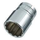 SK11(エスケー11) ソケット 12角 S4-21 二面幅:21×差込角:12.7mm 1個