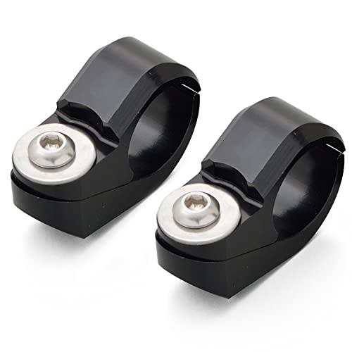 デイトナ(Daytona) アルミビレット バイク用 クランプバー アクセサリークロスバー用クランプセット 2..