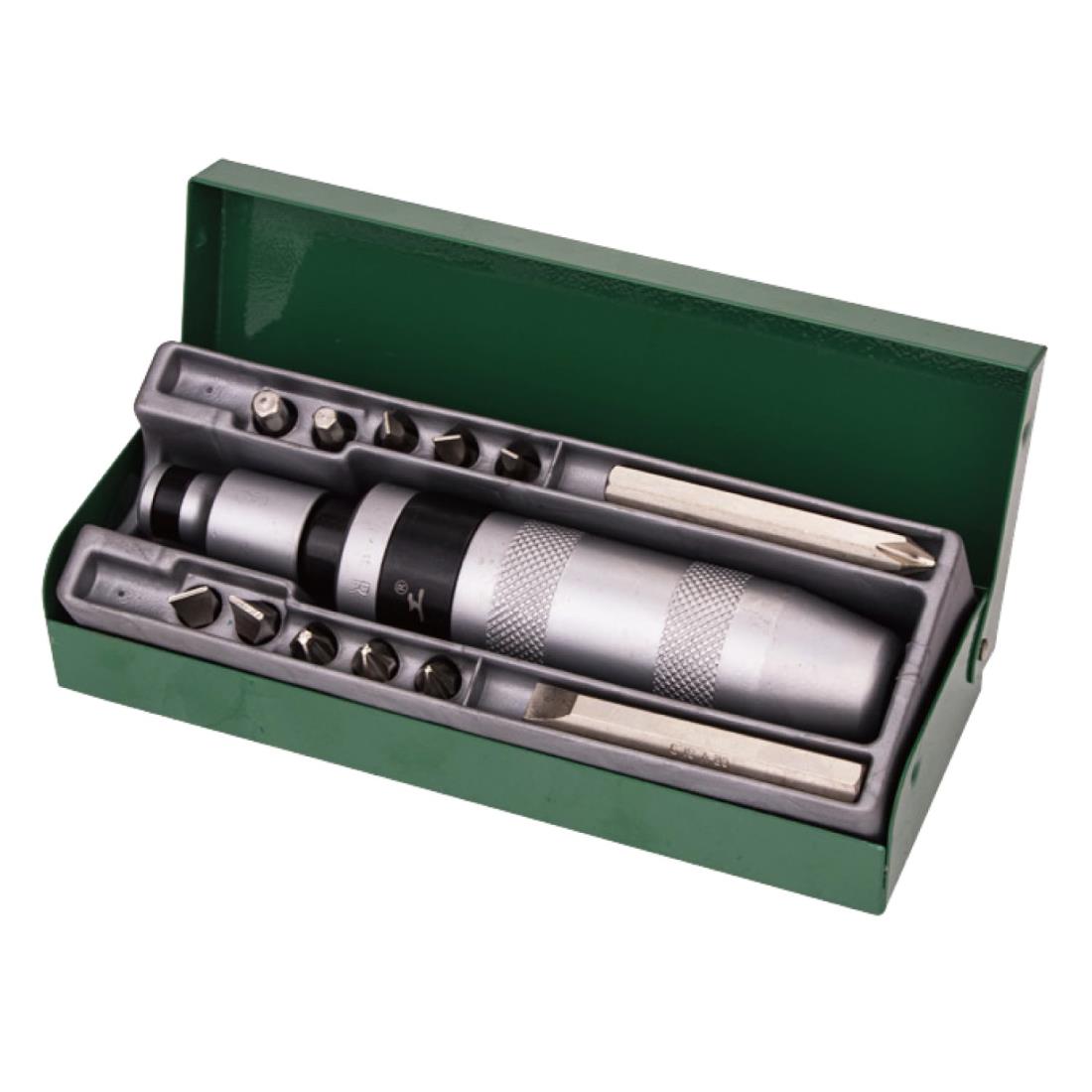 Krovat ショックドライバー インパクトドライバー ビット ケース付 ハンマー 錆 潰れ なめ 折れ ネジ ナット 外し 回転 機械修理 13点 セット