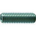 TRUSCO(トラスコ) 六角穴付止めネジ 平先 ステンレス M5x15 40本入 B770515