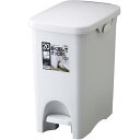 リス ゴミ箱 H&H 20PS ペダルペール ポリ袋フック付 グレー 20L(3)