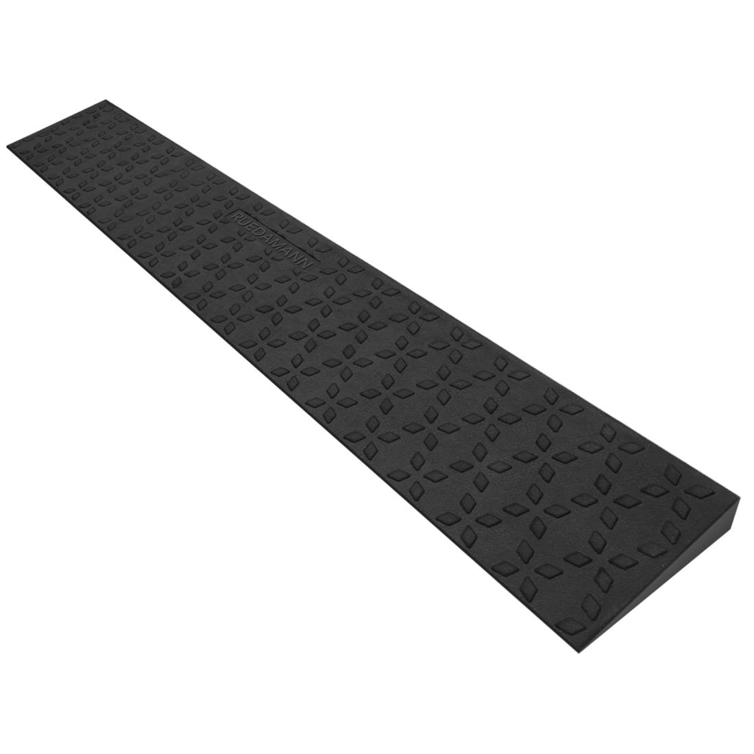 Ruedamann スロープ 段差 高さ2.5cm 耐荷重650kg 段差 スロープ 幅89cm ゴム製 段差解消 バリアフリー 裁断可能 高齢者 障がい者 介護支援 縁石 駐車場 階段 敷居 ロボット掃除機 車椅子 台車 室内外用