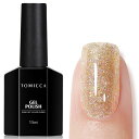 TOMICCA ジェルネイル シアーカラージェル 単色 ゴールドの輝き 15ml UV/LED対応 初心者&プロ適用 ポリッシュタイプ セルフネイル ジェル