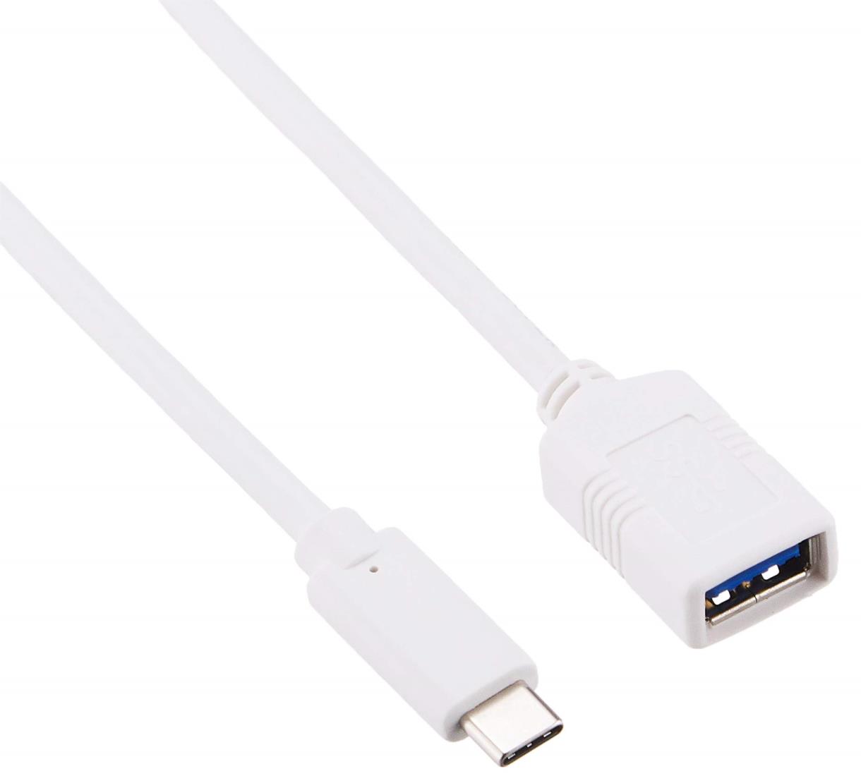 Хåե BUFFALO USB3.1Gen1Ѵ֥(A᥹toC)0.15m ۥ磻 BSUAMC311015WH