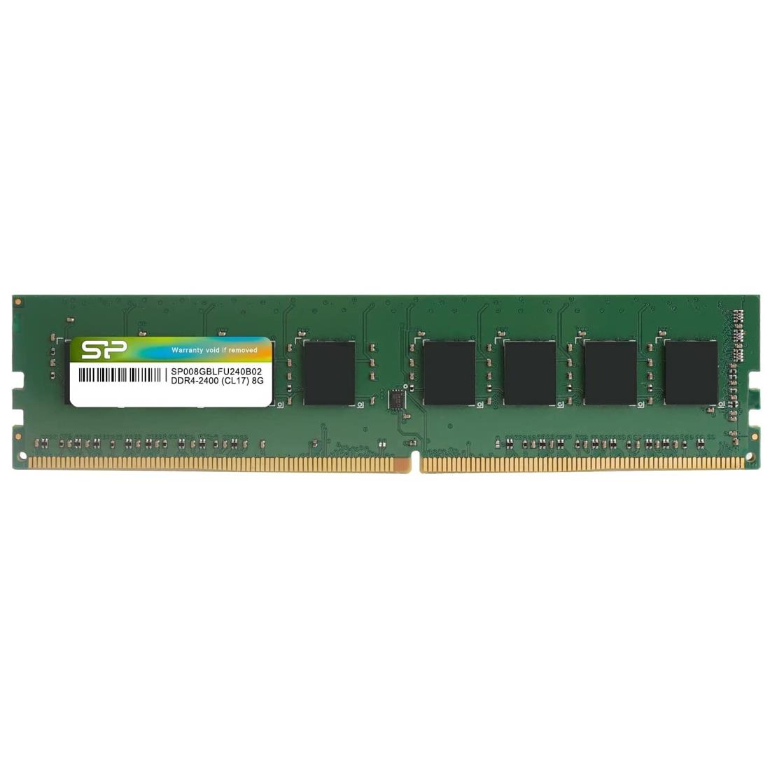 シリコンパワー デスクPC用メモリ DDR4-2400(PC4-19200) 8GB×1枚 288Pin 1.2V CL17 SP008GBLFU240B02