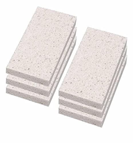 日本インソール工業 日本製 吸水 速乾 セルロース 台所 スポンジ ホワイト 6個セット