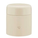 ZOJIRUSHI 象印マホービン ステンレス保温スープジャー ランチジャー シームレスせん 300ml ベージュ ふたとパッキンが一体化 お手入れ簡単 洗う点...