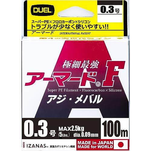 DUEL(デュエル) PEライン 0.3号 アーマード F アジ・メバル 100M O オレンジ アジ・メバル H4126-O