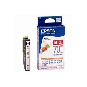 【5セット お徳用セット】 EPSON エプソン インクカートリッジ 純正 【ICLM70L】 ライトマゼンタ 増量 【お徳用 まとめ買い お買い得 業務用 割引 セット販売】 プリンタ PCサプライ・消耗品 プリンターインク インク インクカートリッジ トナー エプソン(EPSON)用