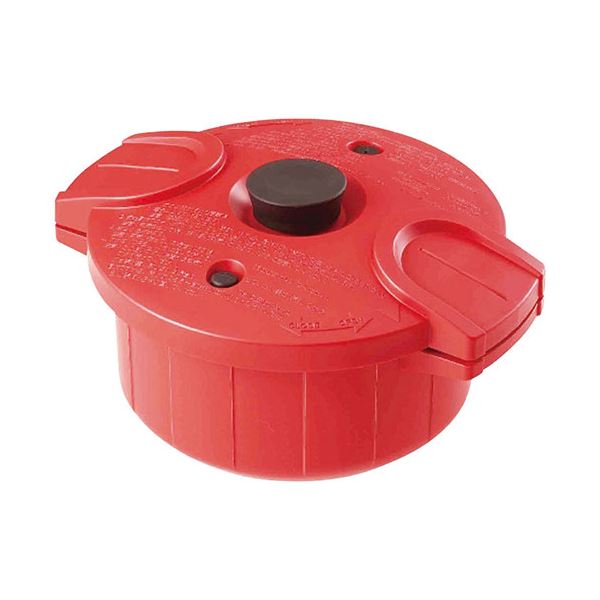 電子レンジ圧力鍋2.3l 極み味 レッド 2027-060 【 キッチン用品・食器・調理器具 日用雑貨・キッチン用品 キッチン 鍋・フライパン 圧力鍋 】