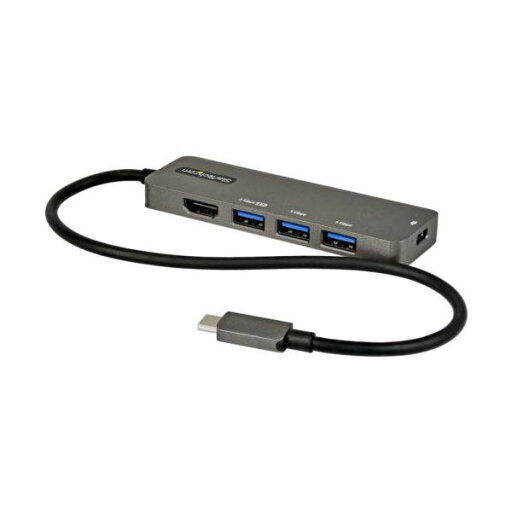 StarTech.com USB Type-Cマルチ変換アダプター USB-C-HDMI 4K60Hz/100W PDDKT30CHPD3 1台 StarTech.com USB Type-Cマルチ変換アダプター USB-C-HDMI 4K60Hz/100W PDDKT30CHPD3 1台