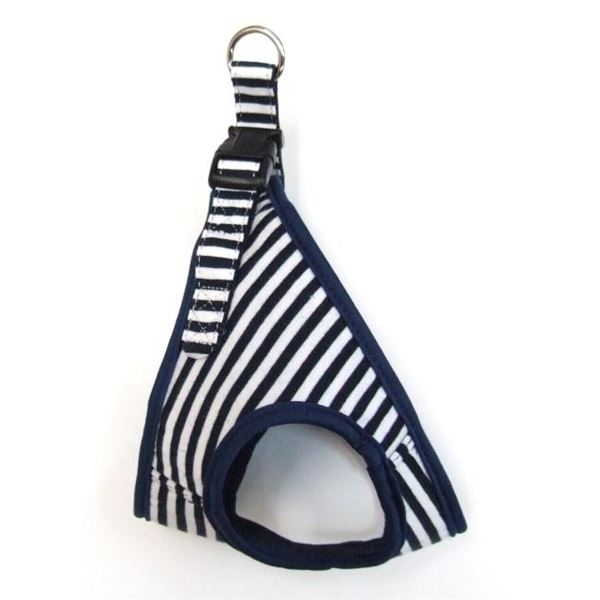 岡野製作所 ストライプソフトハーネス S ネイビーホワイト 【 リード ハーネス ペットフード ・ ペット用品 犬 犬用品 PET 犬 グッズ DOG 】 【ハーネス】