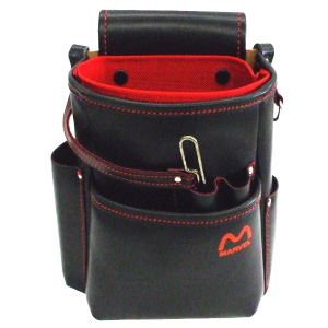 電工ポケット WAIST GEAR 【腰袋ハイクオリティ】 レッド （赤） マーベル MDP-210HR