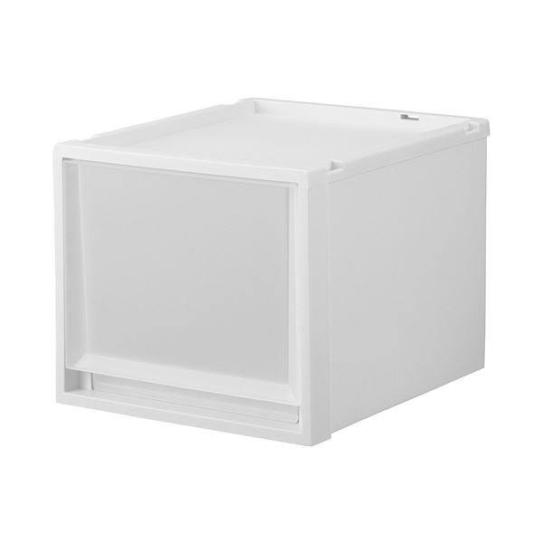 天馬 Fitsフィッツケース FC40-3530 ホワイトクリア 1個 （ 掃除用品 文房具・事務用品 生活雑貨 オフィス用品 日用品雑貨 日用消耗品 文房具 お掃除 ）