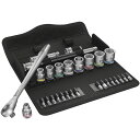 WERA ヴェラ 差込角3/8DR 29点組 ZYKLOP ソケットレンチ セット スリムデザイナタイプ 004047 工具 ツール DIY 作業工具 レンチ