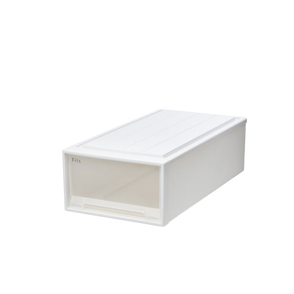 天馬 Fits フィッツケース 幅39×奥行74×高さ23cm ホワイトクリア 74-39M