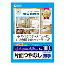 【500枚セット (100枚×5セット)】 サンワサプライ インクジェットスーパーファイン用紙・100枚 JP-EM4NA4N2-100X5 【お徳用 まとめ買い お買い得 業務用 割引 セット販売】 プリンタ PCサプライ・消耗品 コピー用紙・印刷用紙 コピー用紙 コピー 紙 プリンタ用紙