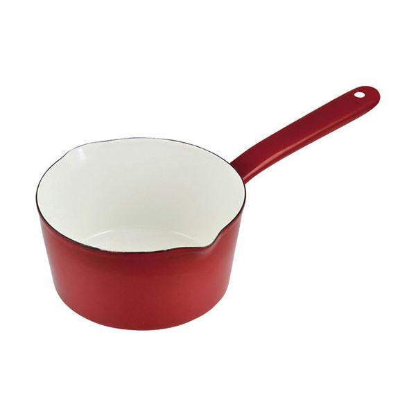 パール金属 プチクック ホーローミルクパン15cm レッド HB-2081 【 キッチン用品・食器・調理器具 日用雑貨・キッチン用品 鍋・フライパン 】