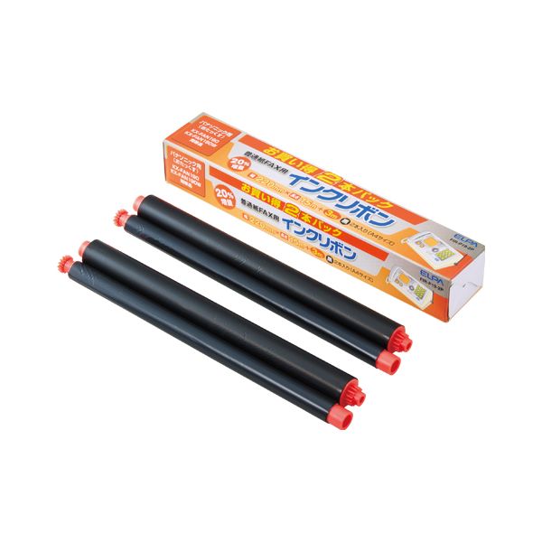 朝日電器 FAXインクリボン FIR-P19-2P 【×2セット】 【 セット販売 まとめ買い 割引 】 PC プリンター ..
