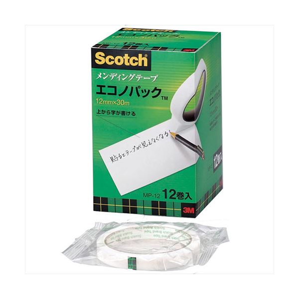 3M Scotch スコッチ メンディングテープエコノパック 12mm 3M-MP-12 日用品雑貨・文房具・手芸 文房具・事務用品 文具 オフィス用品 文房具 事務用品 テープ・接着用具のサムネイル
