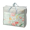 花浪漫 羽根ふとんバッグ入り L8046046 花浪漫の羽根ふとんバッグ入り生活用品・インテリア・雑貨 寝具 掛け布団