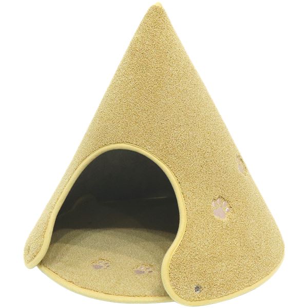 ■サイズ・色違い・関連商品■Mサイズ（約W47×D47×H45cm） イエロー[当ページ]■Mサイズ（約W47×D47×H45cm） グリーン■Mサイズ（約W47×D47×H45cm） ブラウン■Mサイズ（約W47×D47×H45cm） ベージュ■Mサイズ（約W47×D47×H45cm） グレー■Mサイズ（約W47×D47×H45cm） ネイビー■Mサイズ（約W47×D47×H45cm） ローズピンク■Mサイズ（約W47×D47×H45cm） ミントブルー■Lサイズ　(約W58×D58×H53cm） イエロー■Lサイズ　(約W58×D58×H53cm） グリーン■Lサイズ　(約W58×D58×H53cm） ブラウン■Lサイズ　(約W58×D58×H53cm） ベージュ■Lサイズ　(約W58×D58×H53cm） グレー■Lサイズ　(約W58×D58×H53cm） ネイビー■Lサイズ　(約W58×D58×H53cm） ローズピンク■Lサイズ　(約W58×D58×H53cm） ミントブルー■商品内容【商品の色やサイズについて】画像や商品情報には、色違いやサイズ違いの商品が載っている場合がございます。ご注文前に色・サイズ・セット内容のご確認をお願いいたします。【商品説明】ペットにも人気のRugtasuタイルラグシリーズから まるでカラーコーンみたいなペットハウス Rugtasu Cone (ラグタスコーン) ができました!■商品スペック■カラー:イエロー YE■商品サイズ(cm）約W47×D47×H45■品質ポリエステル100％■洗濯について：洗濯機で丸洗いOK【配送について】・本商品は、北海道・沖縄・離島への配送はいたしかねます。　あらかじめご了承ください。【注意事項】・モニターの種類やパソコンの環境により、実際の商品のお色と若干異なる場合がございます。　あらかじめご了承ください。■送料・配送についての注意事項●本商品の出荷目安は【2 - 5営業日　※土日・祝除く】となります。●お取り寄せ商品のため、稀にご注文入れ違い等により欠品・遅延となる場合がございます。●本商品は仕入元より配送となるため、北海道・沖縄・離島への配送はできません。