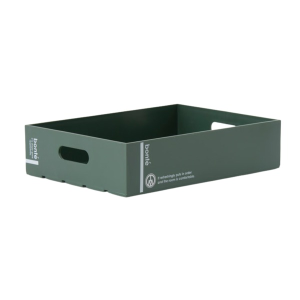 【2個セット お徳用セット】 八幡化成 ボンテ コンテナ 1013 ダークグリーン 【お徳用 まとめ買い お買い得 業務用 割引 セット販売】 （ 掃除用品 文房具・事務用品 生活雑貨 オフィス用品 日用品雑貨 日用消耗品 文房具 お掃除 ）