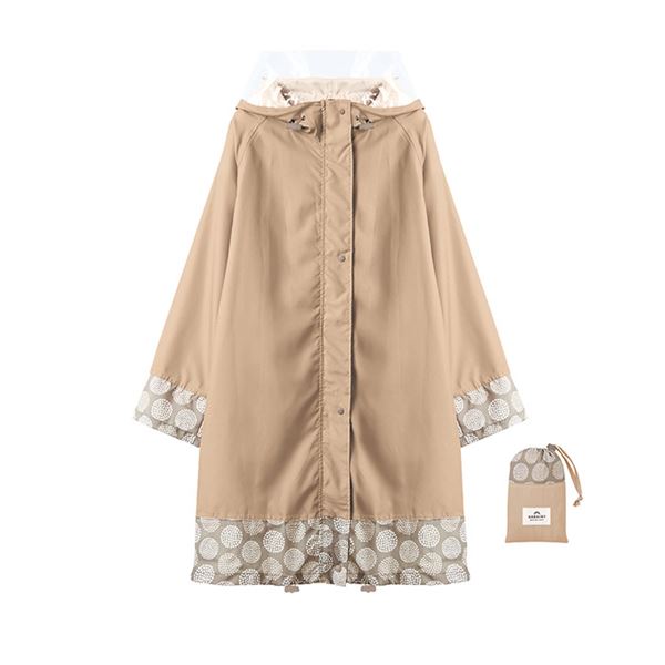 自転車 レインウェア 〔 OTONA ピオレアクッカ 〕 フリーサイズ 収納ポーチ付き 雨具 カッパ ファッション トップス コート レインコート