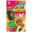 ■商品内容【ご注意事項】この商品は下記内容×10セットでお届けします。南国で栽培されたバラエティー豊かなフルーツ(マンゴー・パパイヤ・パイン)を食べやすい大きさにカットしました。うさぎ、ハムスター、モルモットなどの小動物に。■商品スペック■原材料砂糖、パパイヤ、パイン、マンゴー、穀物醗酵エキス、酸味料、酸化防止剤(二酸化硫黄)■保証成分 粗たんぱく質0.0％以上、粗脂肪0.0％以上、粗繊維1.3％以下、粗灰分1.3％以下、水分16.0％以下■エネルギー 約342kcal/100g■給与方法 ・おやつとして与えてください。 ・与える量はペットの年齢、体重、運動量、体調などにあわせて様子をみながら調整してください。 ・与えすぎにご注意ください。■賞味／使用期限(未開封) 24ヶ月■原産国または製造国 タイ■ 一般分類 2：食品(総合栄養食以外)■保管方法 ・お買い上げ後は直射日光、高温多湿となる場所を避け涼しいところで保存し、開封後は必ず袋の口を閉じて、冷蔵庫に入れて早めに与えてください。■諸注意 ・本品は小動物専用のおやつです。お子様や他のペットが誤食しないようにご注意ください。 ・幼児の手の届く場所に保管しないでください。 ・お子様がペットに与えるときは安全のため大人が立ち会って、与えてください。 ・ペットが食べているときは目を離さないようにしてください。 ・フルーツの表面が白くなっているものがありますが、これは糖分が浮き出たもので問題ありません。 ・本品は天然素材を使用しているため、色、サイズ、形に多少のバラツキがありますが品質には問題ありません。■送料・配送についての注意事項●本商品の出荷目安は【1 - 5営業日　※土日・祝除く】となります。●お取り寄せ商品のため、稀にご注文入れ違い等により欠品・遅延となる場合がございます。●本商品は仕入元より配送となるため、沖縄・離島への配送はできません。