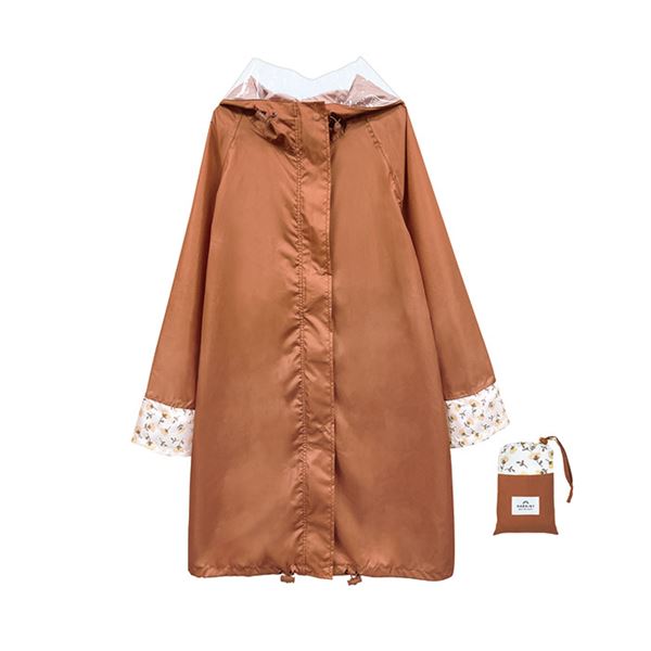 自転車 レインウェア 〔 OTONA アイハナ 〕 フリーサイズ 収納ポーチ付き 雨具 カッパ ファッション トップス コート レインコート