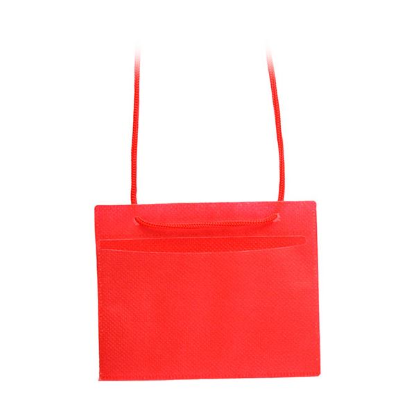 【50枚×5セット】 ソニック SONiC カラーイベント吊下げ名札 名刺サイズ 赤 VN-849-RX5 【お徳用 まとめ買い お買い得 業務用 割引 セット販売】 日用品雑貨・文房具・手芸 文房具・事務用品 文具 オフィス用品 文房具 事務用品 名札・カードケース