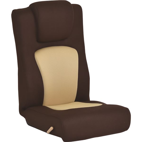 座椅子 フロアチェア 約幅51cm ベージュ ウレタン スチール ゴロンリー 完成品 リビング ダイニング インテリア家具