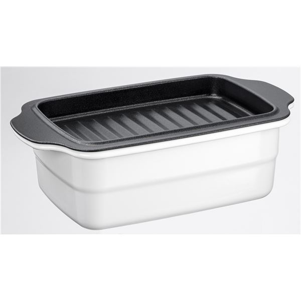 高木金属工業 ホーロー天ぷら鍋角型 トレー付き HT-KWT キッチン 食器 鍋 圧力鍋