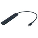 Digio2 Type-C USB3.2Gen1 3ポート アルミコンボハブ SDCRW付 COM-C3SD143BK ブラック(2)