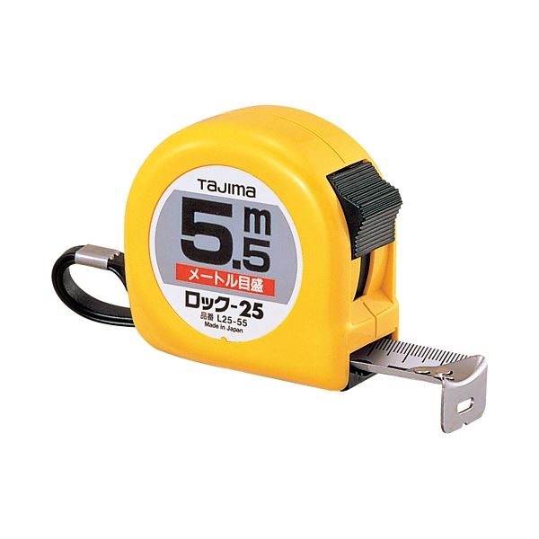 TJMデザイン ロック式巻尺 25mm×5.5m L25-55BL 日用品雑貨・文房具・手芸 文房具・事務用品 文具 オフィス用品 文房具 事務用品 製図用品 製図用品