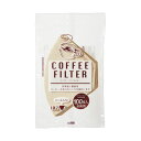 ニットク コーヒーフィルター 未晒し (2~4人用) 200043 1パック (100枚) 【×10セット】 【お徳用 まとめ買い お買い得 業務用 割引 セッ...