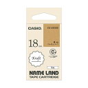 カシオ NAME LANDクラフトテープ 18mm×5m ベージュ / 黒文字 XR-18KRBE 1個 【×10セット】 【お徳用 まとめ買い お買い得 業務用 割引 セット販売】 日用品雑貨・文房具・手芸 文房具・事務用品 文具 オフィス用品 文房具 事務用品 ラベルシール・プリンタ