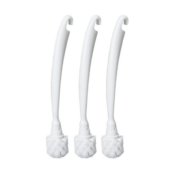 【まとめ買い セット販売】 コクヨ HibiFull(ヒビフル) 細部まで磨きやすいミニトイレブラシ 替えブラシ KHF-TBR101X3 1パック(3本) 【×2セット】